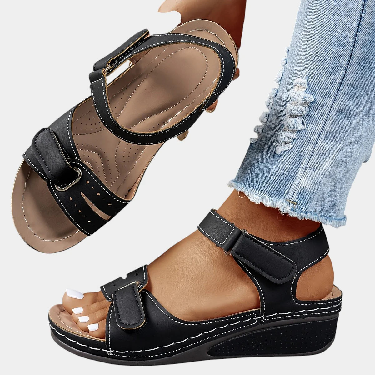 Cécima - Sandalia ortopédica de moda