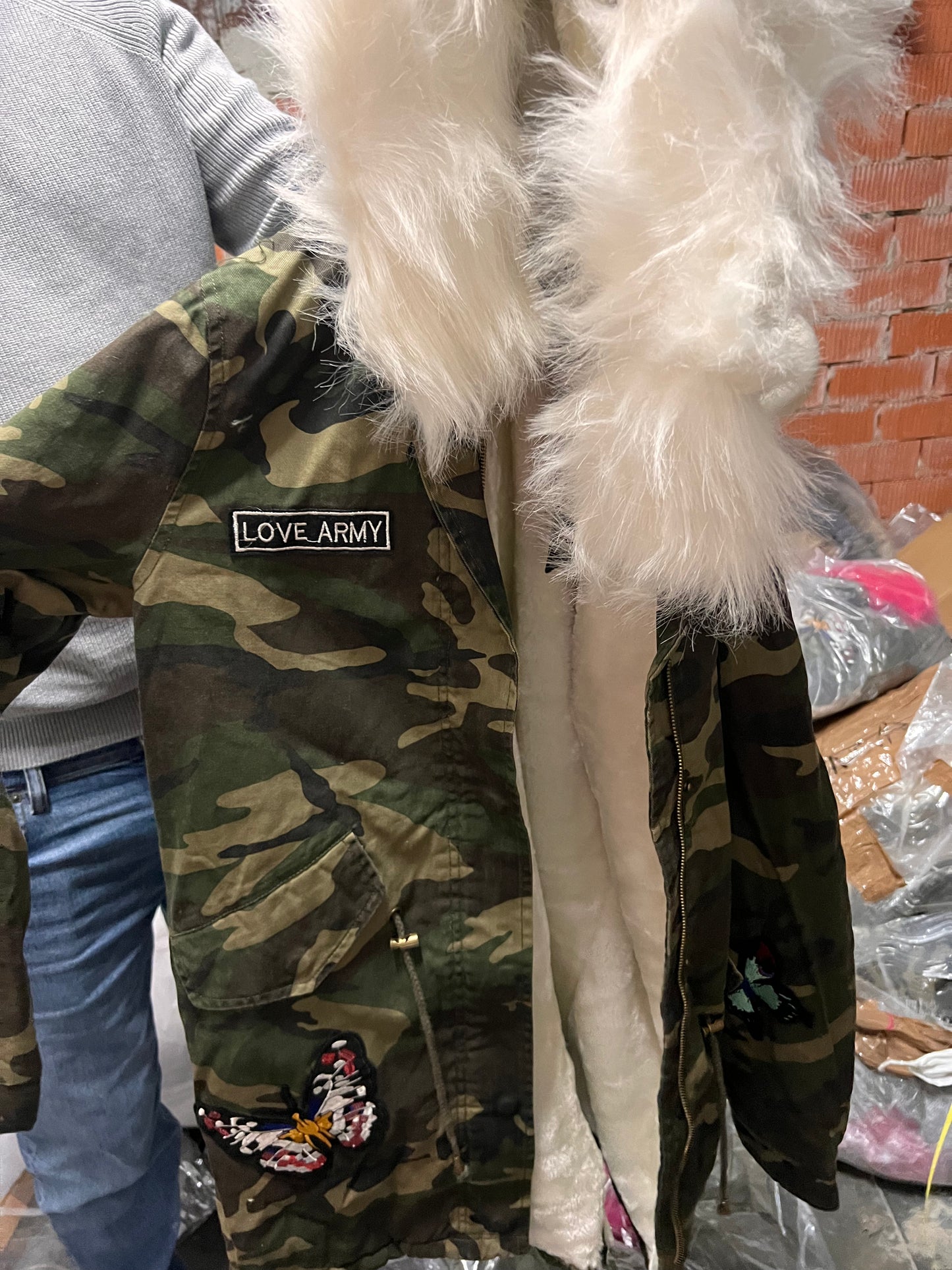 Chaqueta forro con capucha