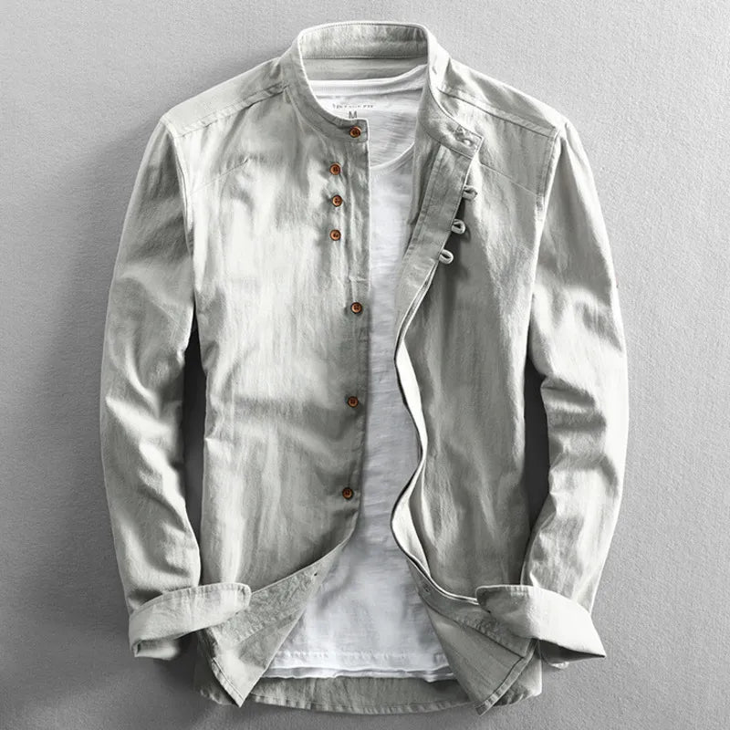 Camisa "Katana" de estilo japonés para hombre